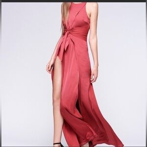 NWT Revolve Stylestalker Hera Maxi Dress in Earth Red Size Small